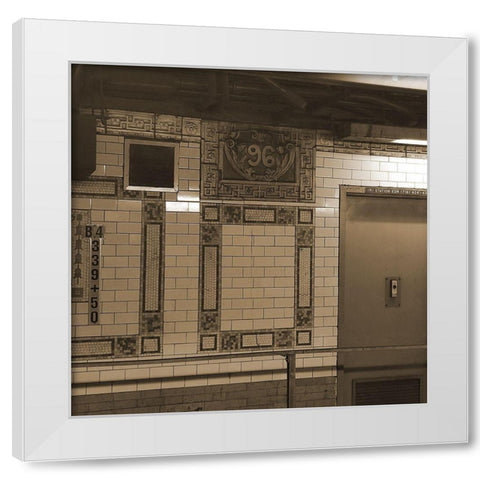 Trains Station White Modern Wood Framed Art Print by Phillip, Jamie