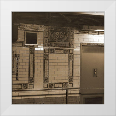 Trains Station White Modern Wood Framed Art Print by Phillip, Jamie