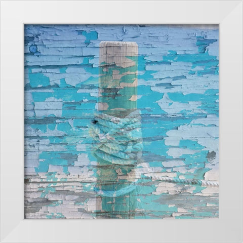 By The Sea 2 White Modern Wood Framed Art Print by Phillip, Jamie
