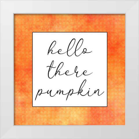 Pumpkin 1 White Modern Wood Framed Art Print by Phillip, Jamie