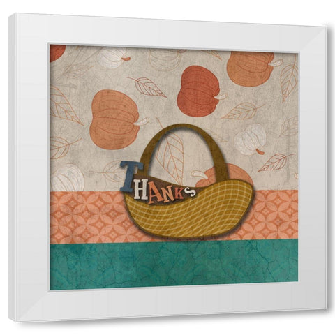 Table White Modern Wood Framed Art Print by Phillip, Jamie