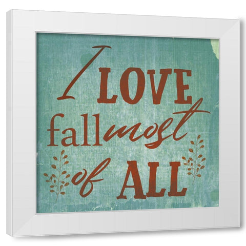 Gather 2 White Modern Wood Framed Art Print by Phillip, Jamie