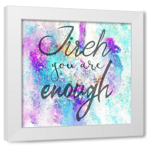 Jirah White Modern Wood Framed Art Print by Phillip, Jamie