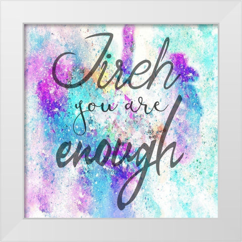 Jirah White Modern Wood Framed Art Print by Phillip, Jamie