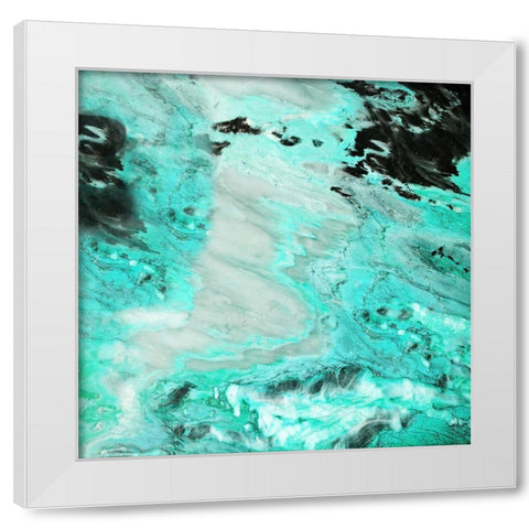 Marble Abstract 2 White Modern Wood Framed Art Print by Phillip, Jamie