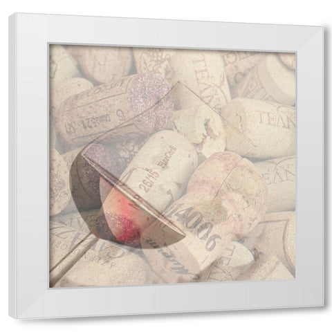 Wine Tasting 2 White Modern Wood Framed Art Print by Phillip, Jamie
