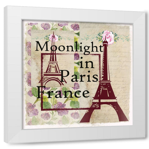 Old Tower 2 White Modern Wood Framed Art Print by Phillip, Jamie