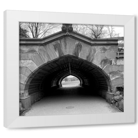 Prospect Tunnel Black White Modern Wood Framed Art Print by Phillip, Jamie