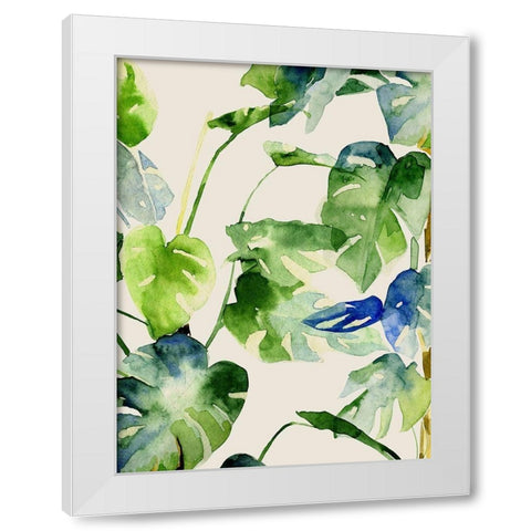 The Rainforest 2 White Modern Wood Framed Art Print by Urban Road