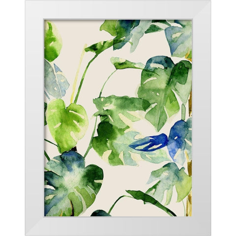 The Rainforest 2 White Modern Wood Framed Art Print by Urban Road