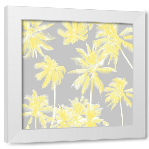 Tropico Lemon White Modern Wood Framed Art Print by Urban Road