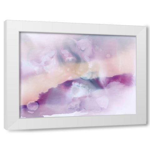 Mystique White Modern Wood Framed Art Print by Urban Road