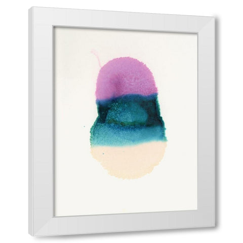 Jelly Bean White Modern Wood Framed Art Print by Urban Road