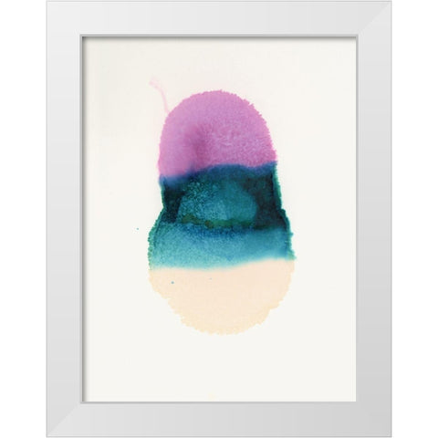 Jelly Bean White Modern Wood Framed Art Print by Urban Road