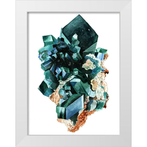 The Arkenstone White Modern Wood Framed Art Print by Urban Road