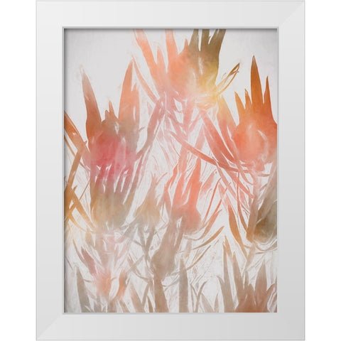 Inca Gold II White Modern Wood Framed Art Print by Urban Road