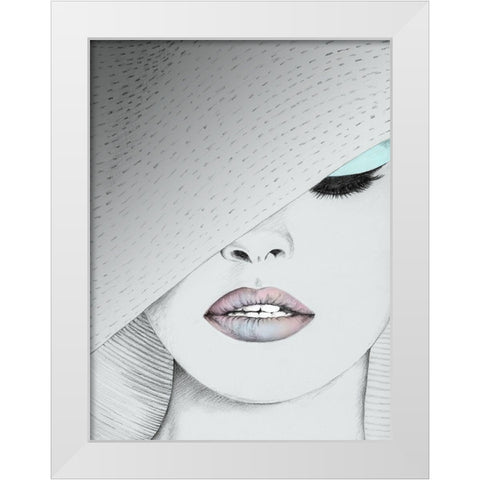 Urbane-Silver White Modern Wood Framed Art Print by Urban Road