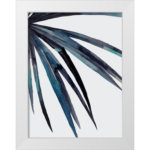 Splice Dusk White Modern Wood Framed Art Print by Urban Road