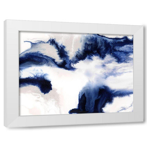 Seafoam White Modern Wood Framed Art Print by Urban Road