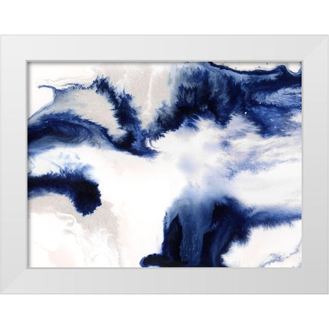 Seafoam White Modern Wood Framed Art Print by Urban Road