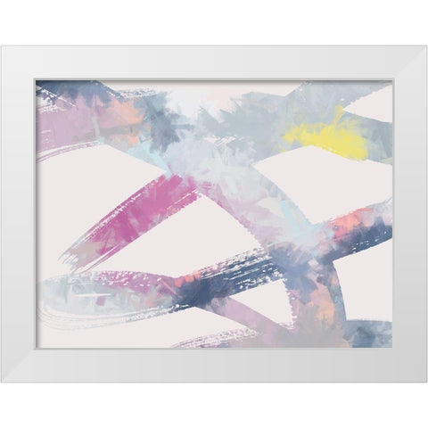 Pink Lemonade White Modern Wood Framed Art Print by Urban Road