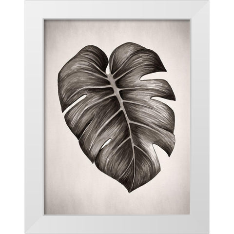 Verdure I Sepia White Modern Wood Framed Art Print by Urban Road