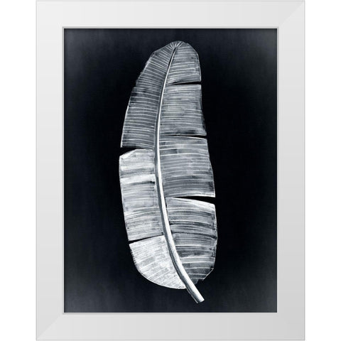 Verdure II Midnight White Modern Wood Framed Art Print by Urban Road