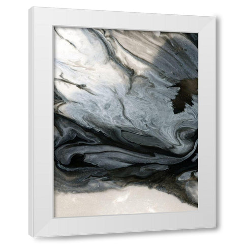 Vesuvius White Modern Wood Framed Art Print by Urban Road