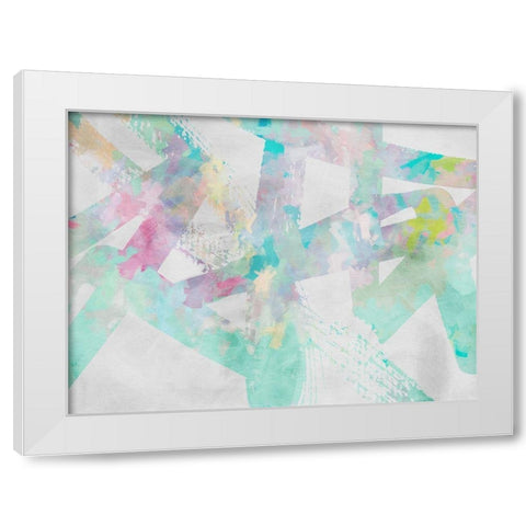 Popsicle White Modern Wood Framed Art Print by Urban Road