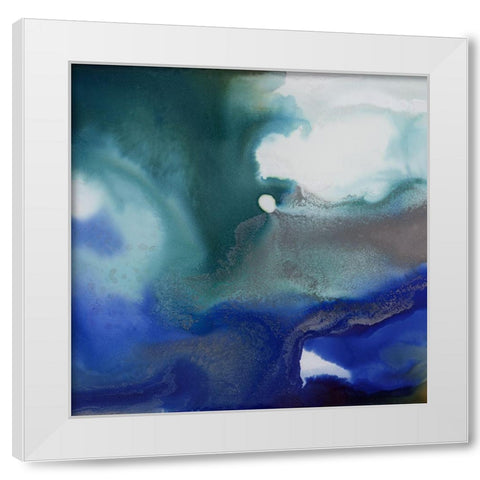 Aquatica I  White Modern Wood Framed Art Print by Urban Road