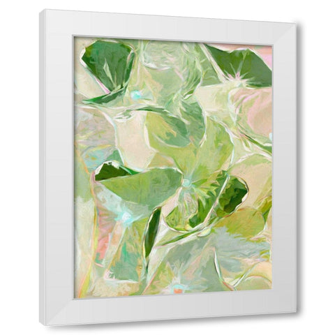 Oakleaf I  White Modern Wood Framed Art Print by Urban Road