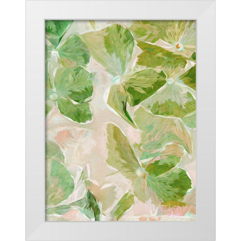 Oakleaf II  White Modern Wood Framed Art Print by Urban Road