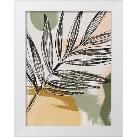 Palmier I  White Modern Wood Framed Art Print by Urban Road