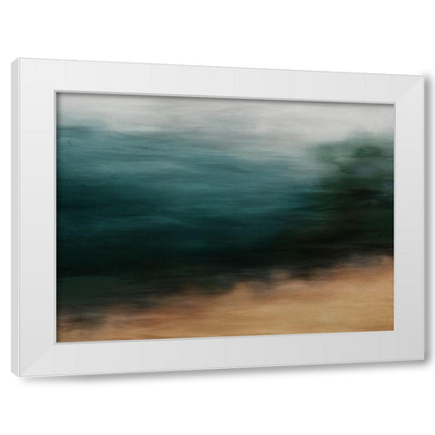 Second Look  White Modern Wood Framed Art Print by Urban Road