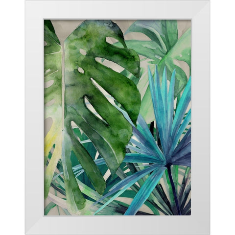 Palm Canyon White Modern Wood Framed Art Print by Urban Road