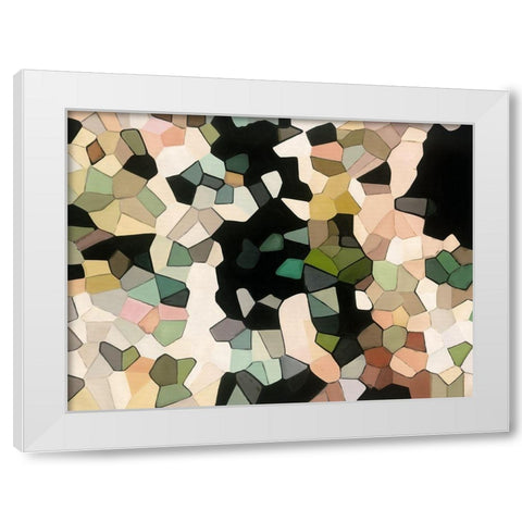 Camoflage White Modern Wood Framed Art Print by Urban Road