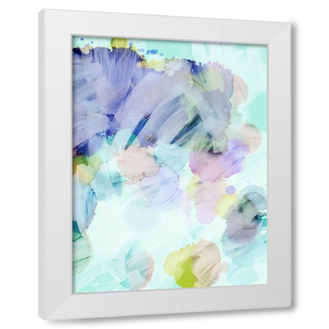 Angels Whisper White Modern Wood Framed Art Print by Urban Road