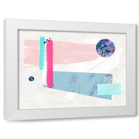 Meticulous White Modern Wood Framed Art Print by Urban Road