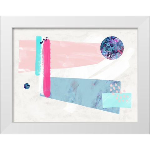 Meticulous White Modern Wood Framed Art Print by Urban Road