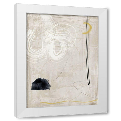 Groundwork White Modern Wood Framed Art Print by Urban Road