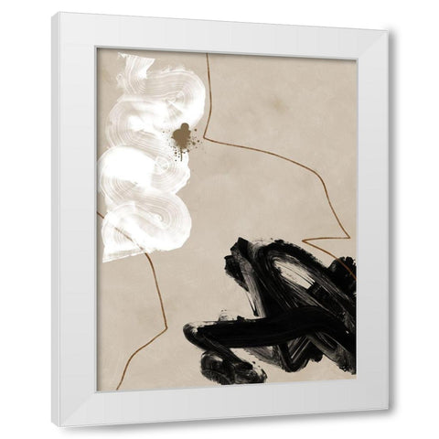 Act Natural I White Modern Wood Framed Art Print by Urban Road