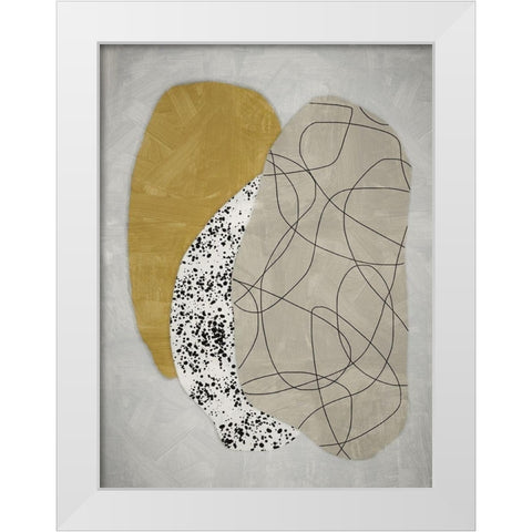 Jurassic Art Print White Modern Wood Framed Art Print by Urban Road