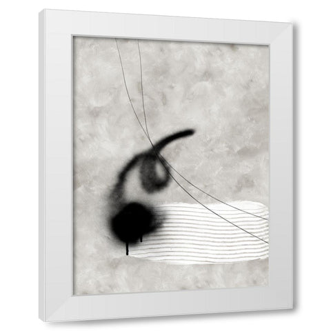 Fossilize II White Modern Wood Framed Art Print by Urban Road