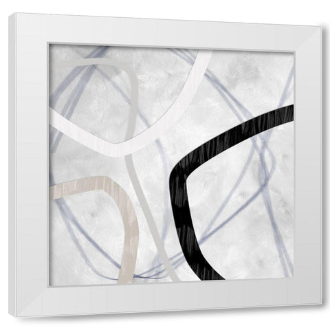 Caldera Art Print White Modern Wood Framed Art Print by Urban Road