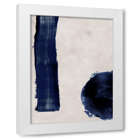 Broad Strokes II White Modern Wood Framed Art Print by Urban Road