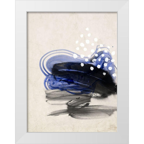 Awash I White Modern Wood Framed Art Print by Urban Road