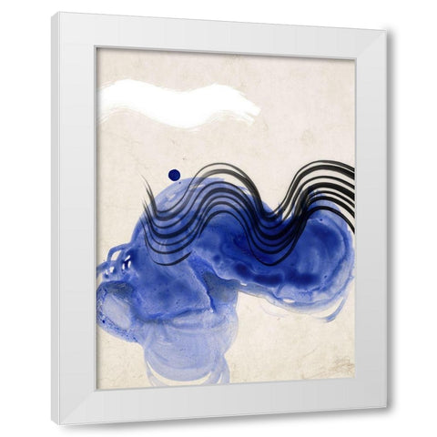 Awash II White Modern Wood Framed Art Print by Urban Road