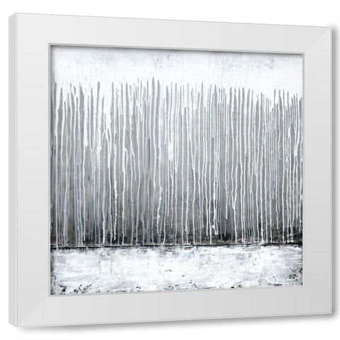 Silver Fog Art Print White Modern Wood Framed Art Print by Urban Road