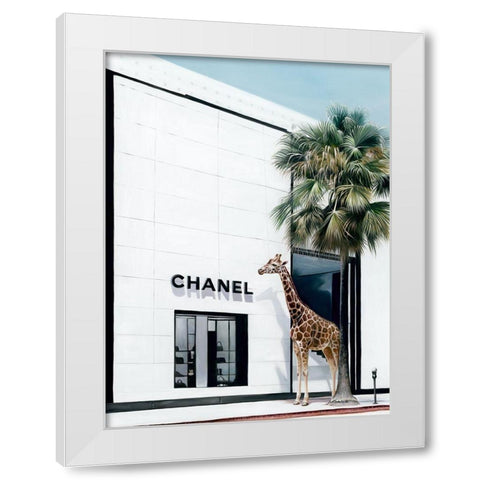 Rodeo Drive  White Modern Wood Framed Art Print by Urban Road