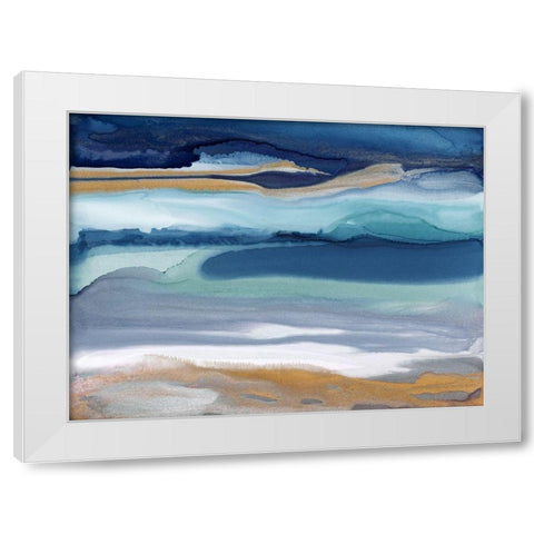 Great Oyster Bay  White Modern Wood Framed Art Print by Urban Road